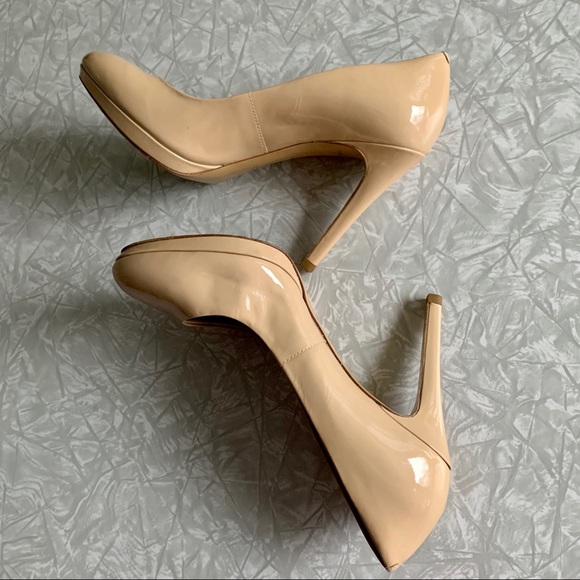 😍 Stella Luna Nude Leather Platforms 😍 Size 38 - Picture 4 of 7
